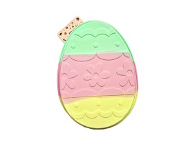 Molde silicona tricolor tortera huevo pascua